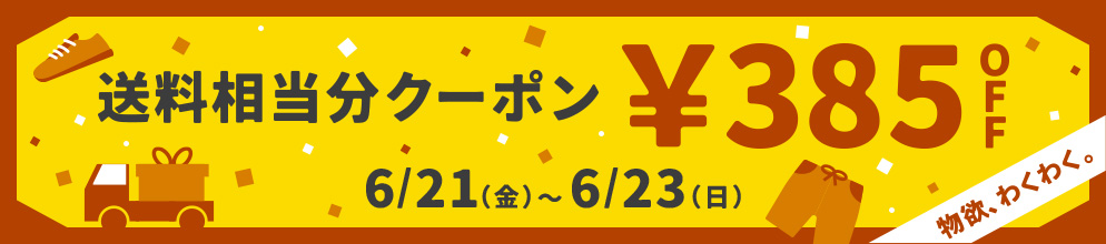 送料相当分クーポン ¥385OFF 6/21(金)〜6/23(日)
