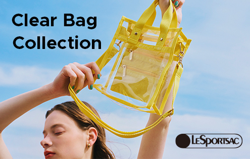 クリア素材の「Clear Bag Collection」が登場。