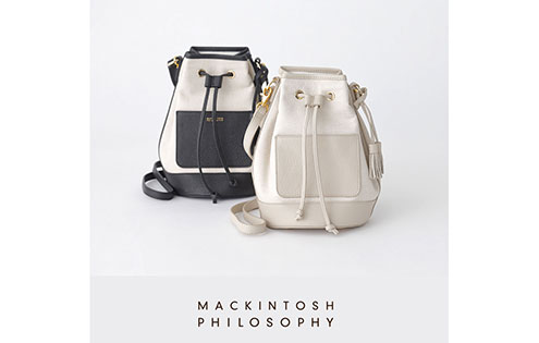 Women シーズンレスで使えるキャンバスレザーシリーズのバッグ Mackintosh Philosophyのショップニュース Mall