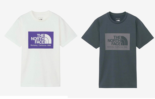 THE NORTH FACE のニット素材の半袖Tシャツ