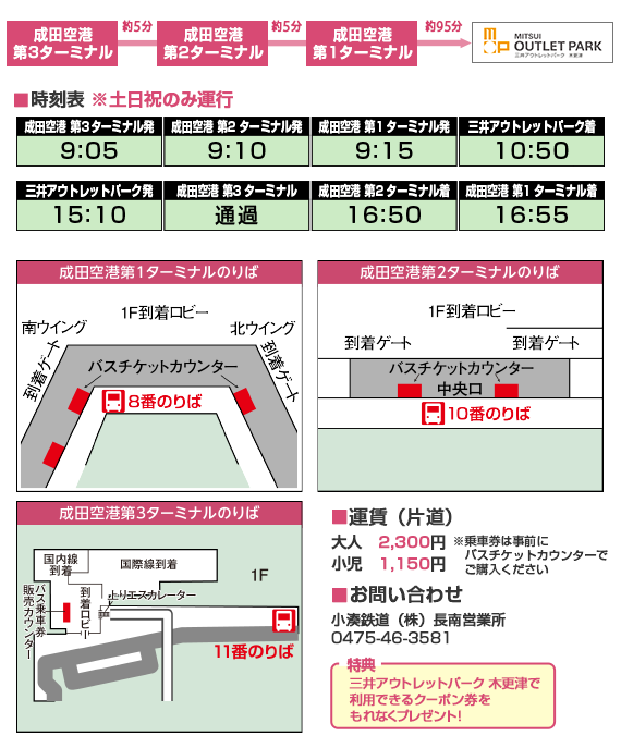 Narita Airport Express Bus Information