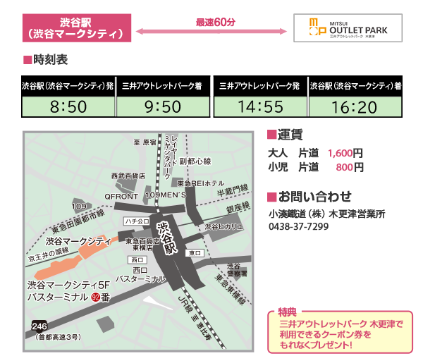 Shibuya Station Expressway Bus Information