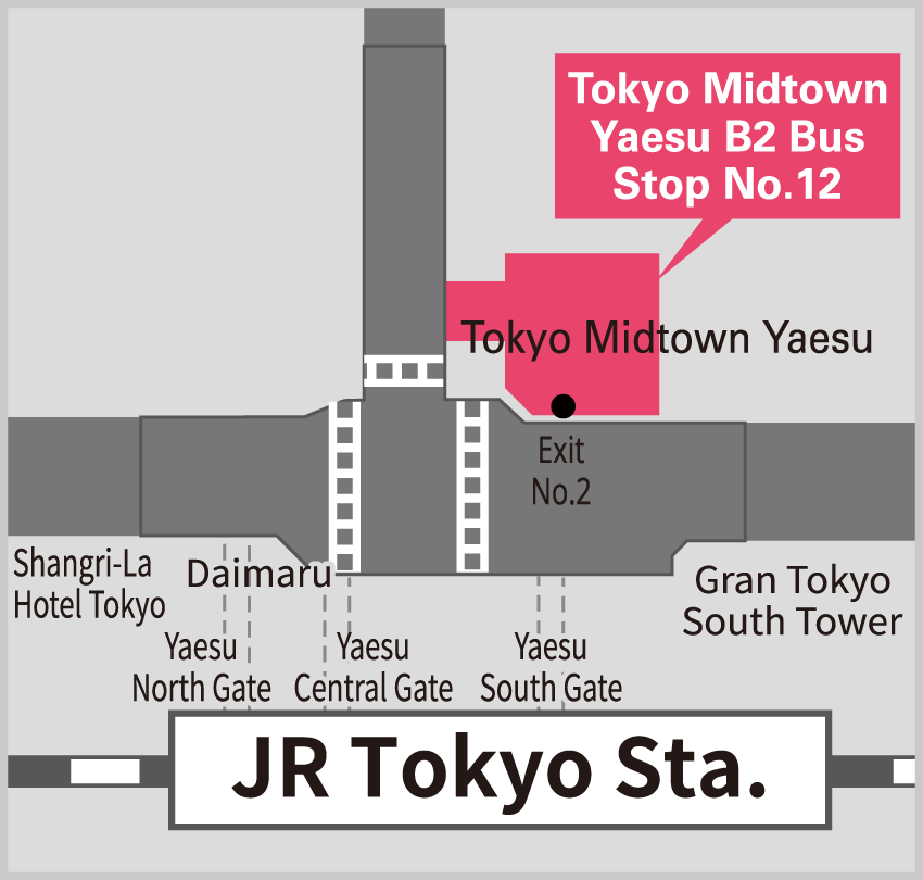 Boarding Location at Tokyo Station