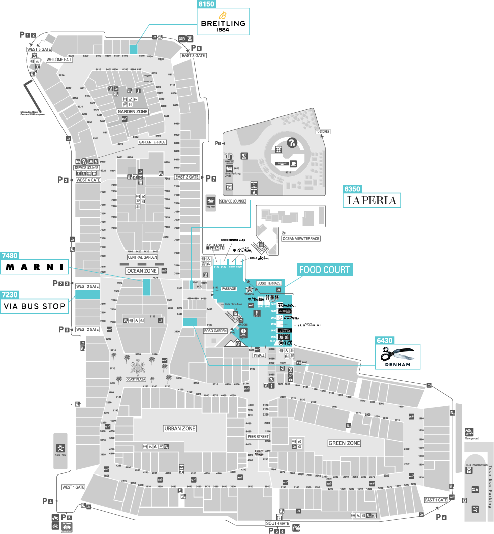 介绍的店铺MAP