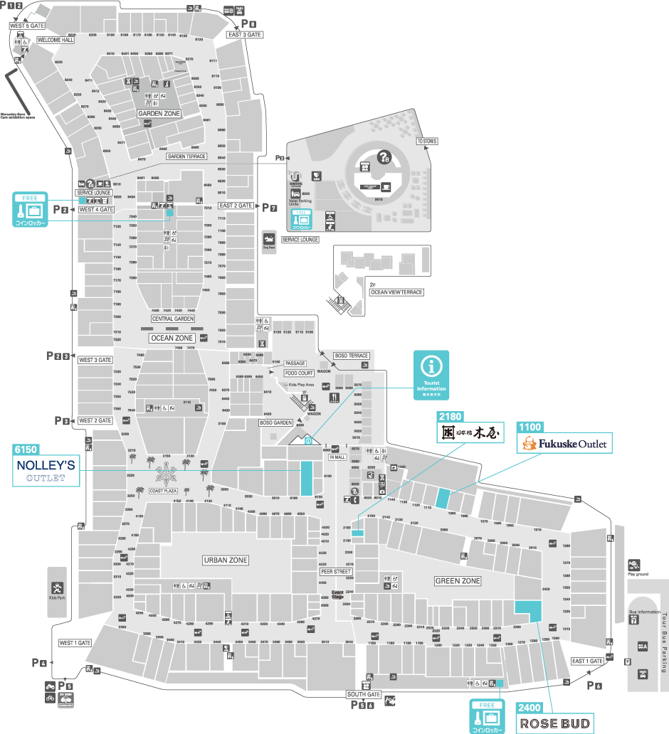 介绍的店铺MAP