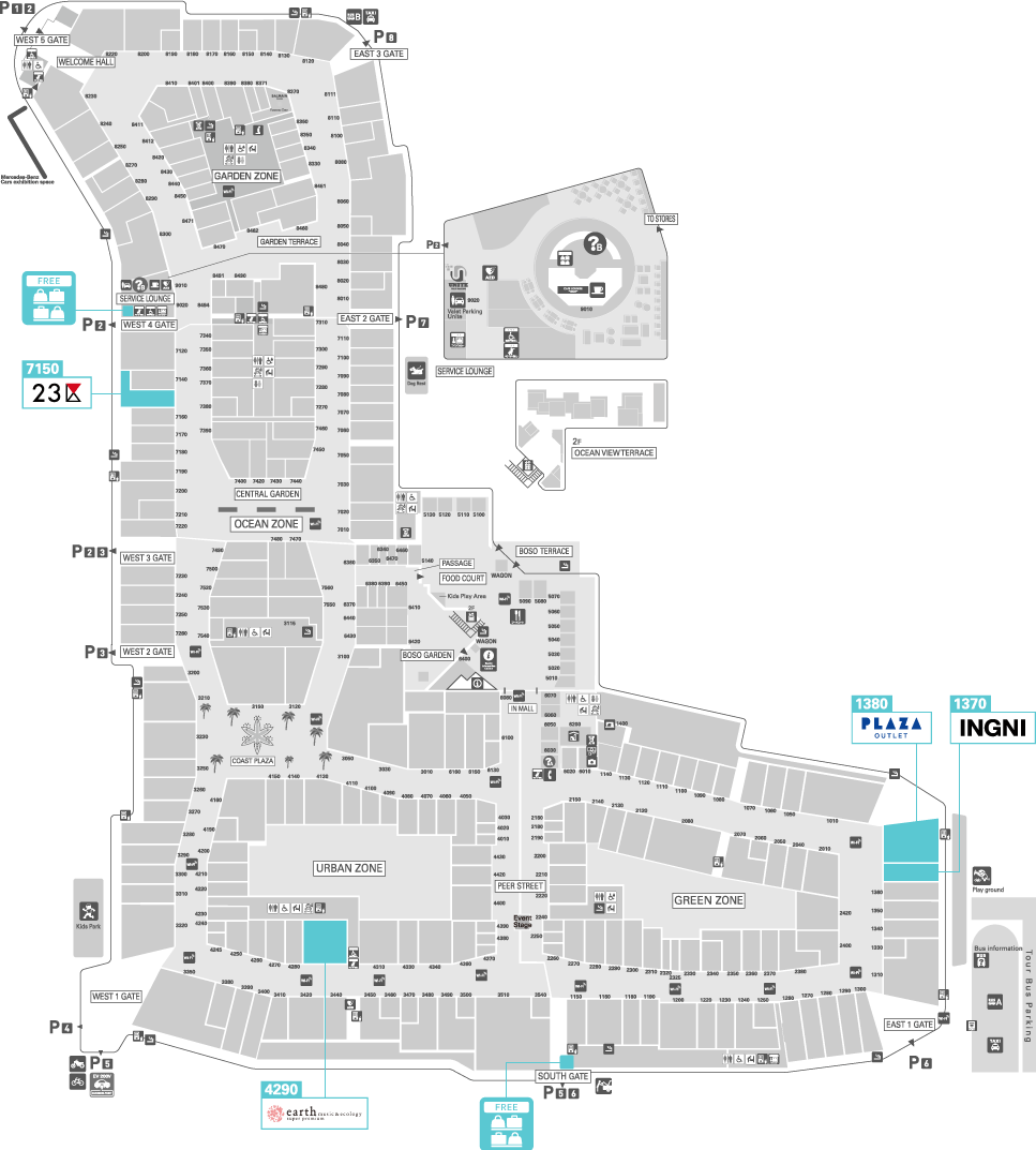 介绍的店铺MAP