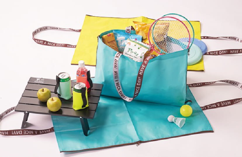 1周年記念ロゴ入り2wayレジャーシート