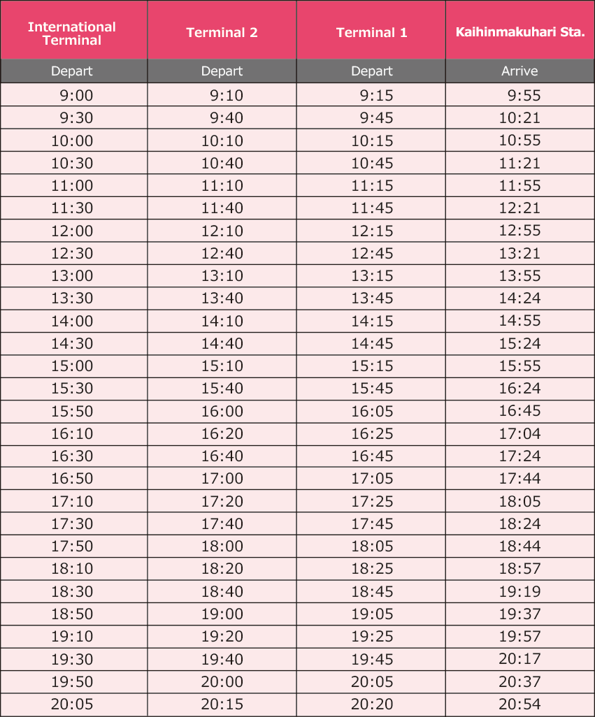 Timetable