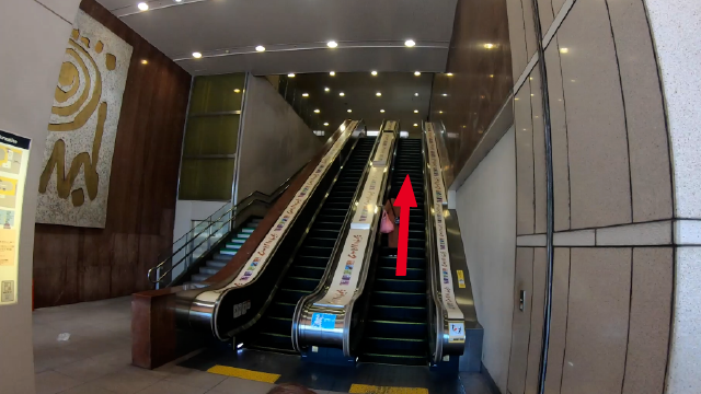 9.Ride the escalator to 3F