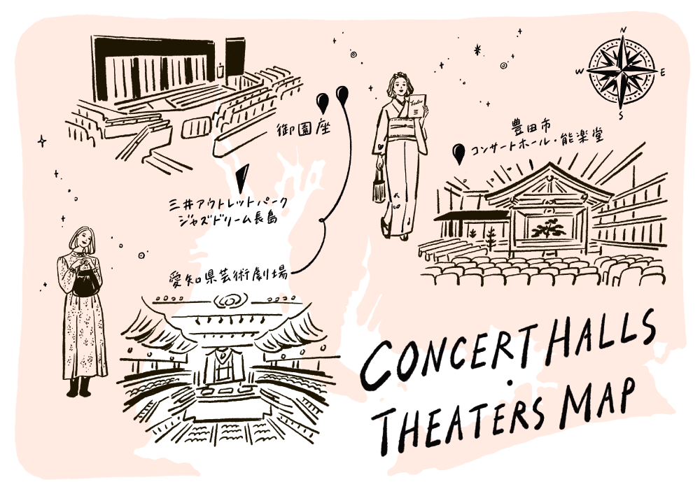 CONCERT HALLS THEATRES MAP