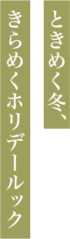 令人怦然心动的冬季，闪耀的假日装扮