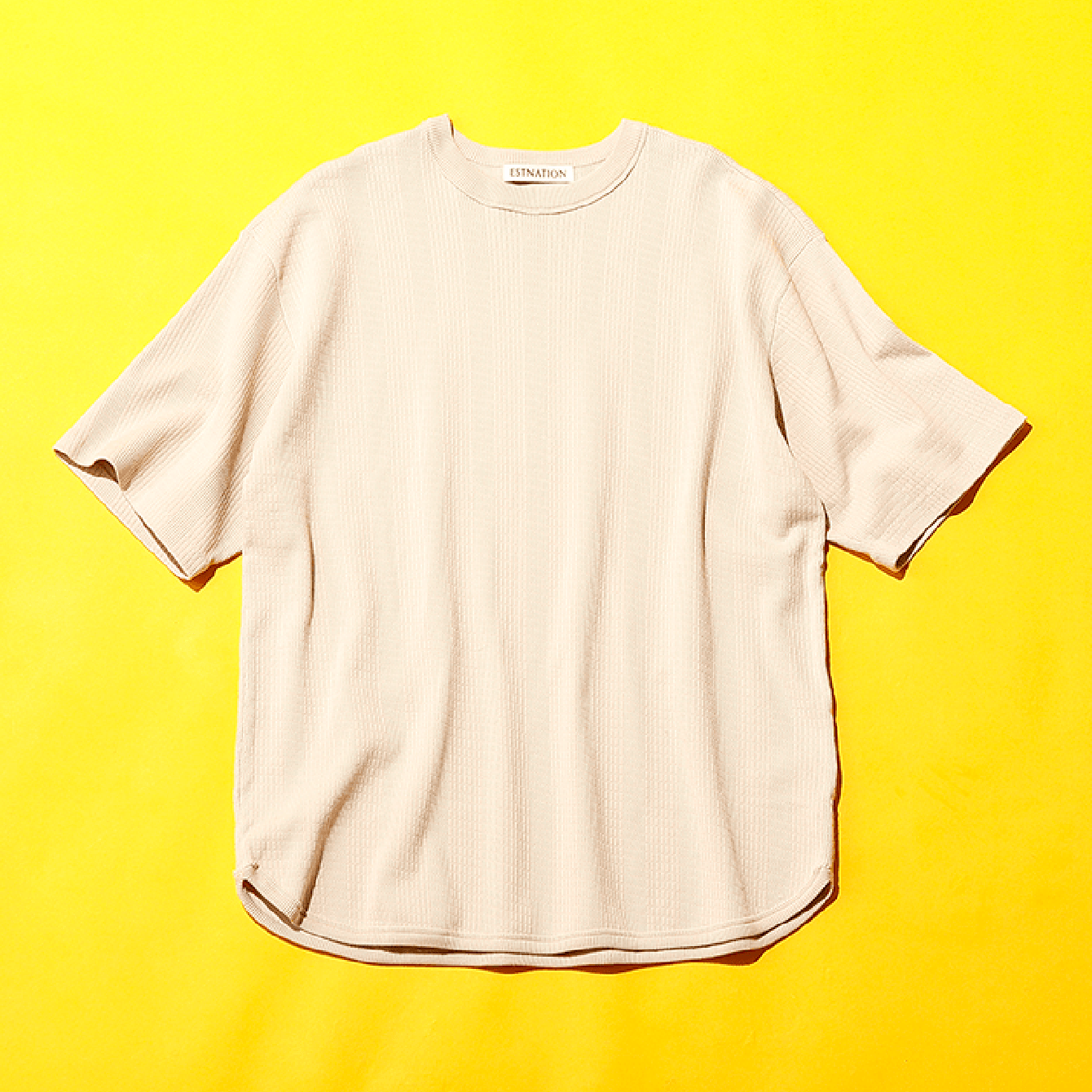 〈ESTNATION〉Smooth Cotton T