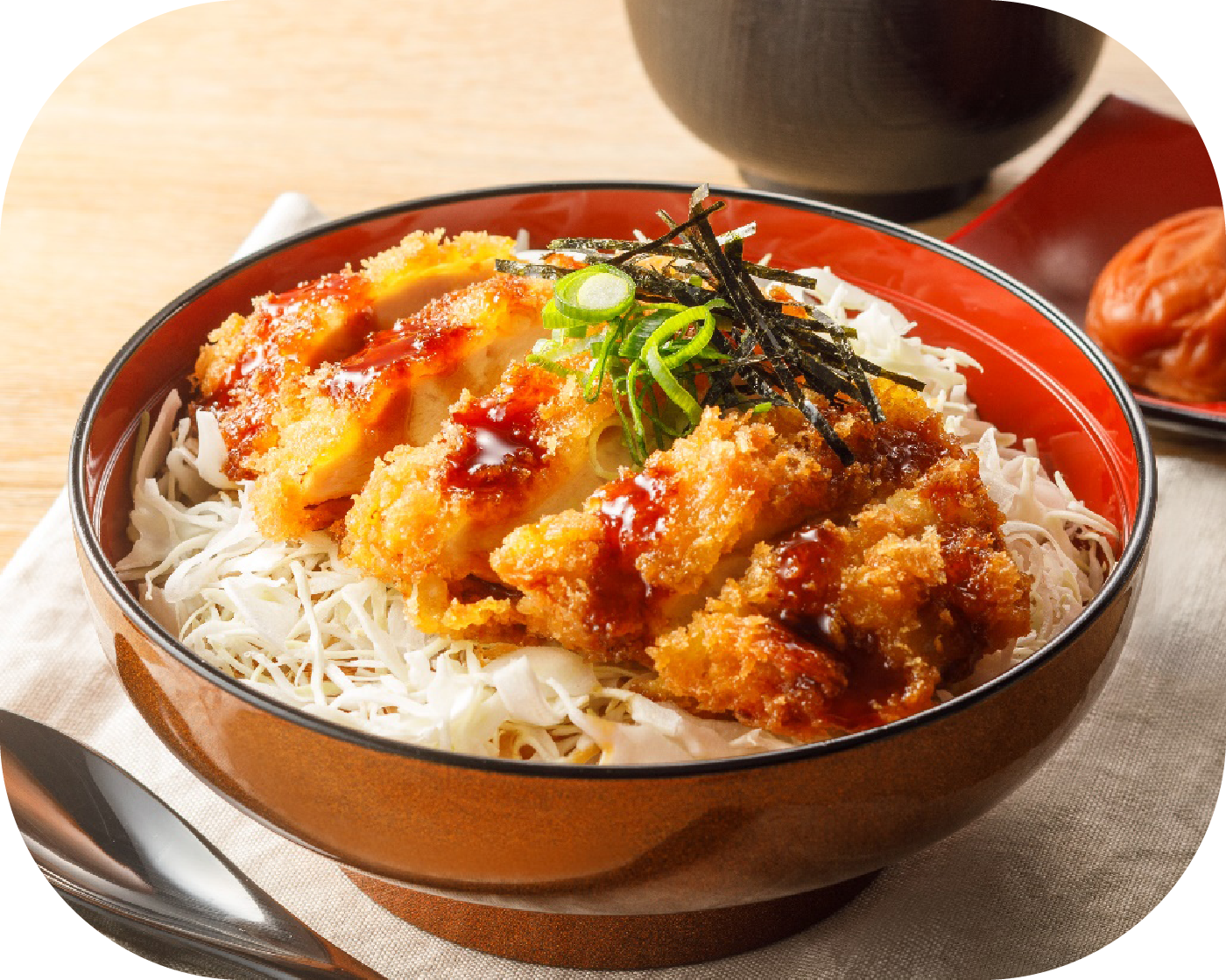 三和的純雞名古屋交趾雞醬汁炸雞排丼