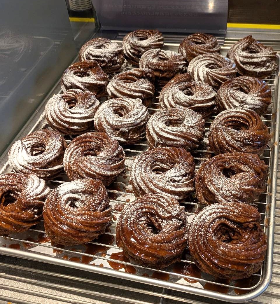 米粉のチョコラフレンチ、運が良ければ揚げたてに出会えるかも♡