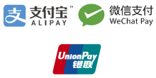 ALIPAY,WeChat Pay,Union Pay