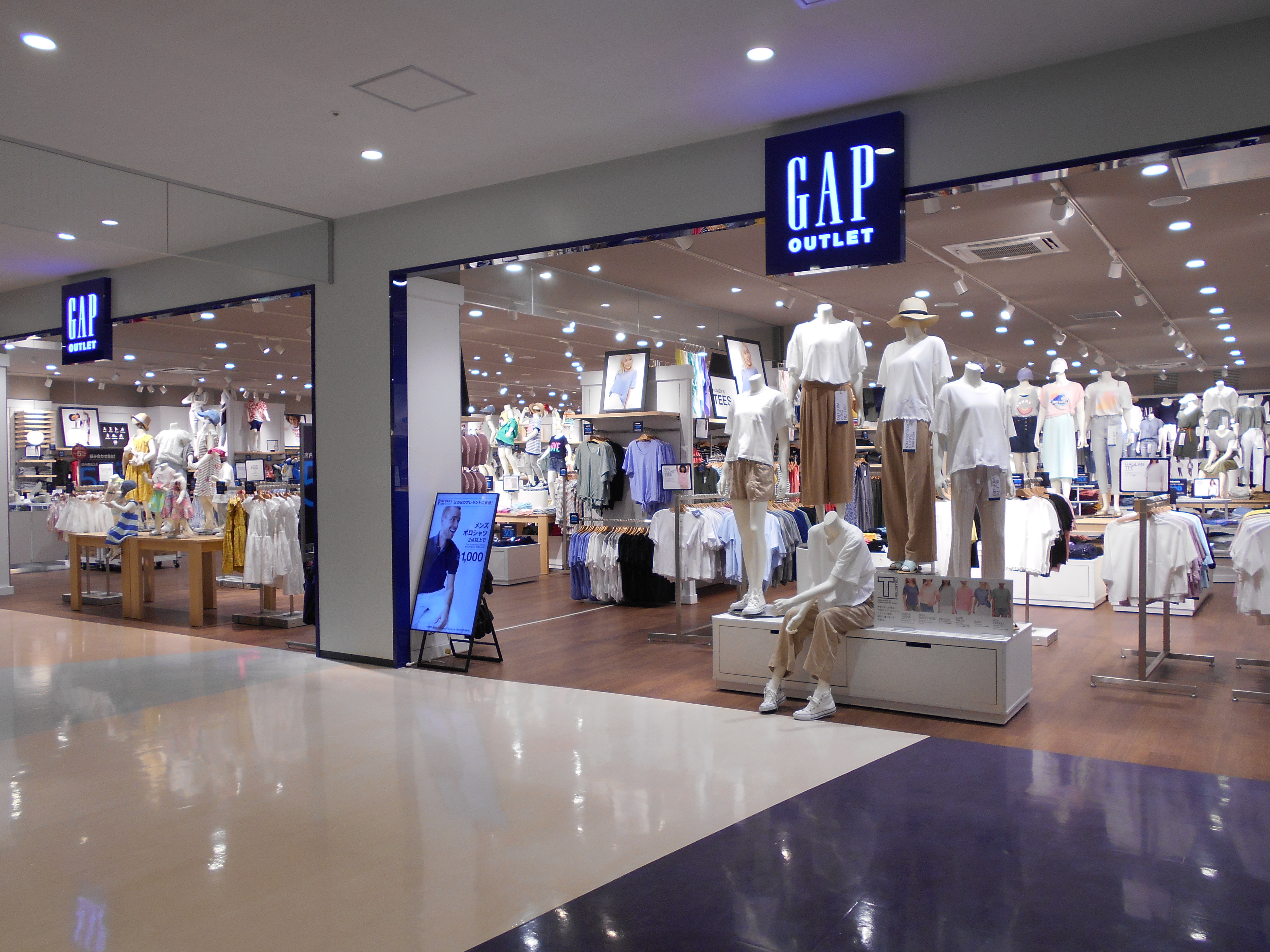Gap Outlet 三井アウトレットパーク 北陸小矢部