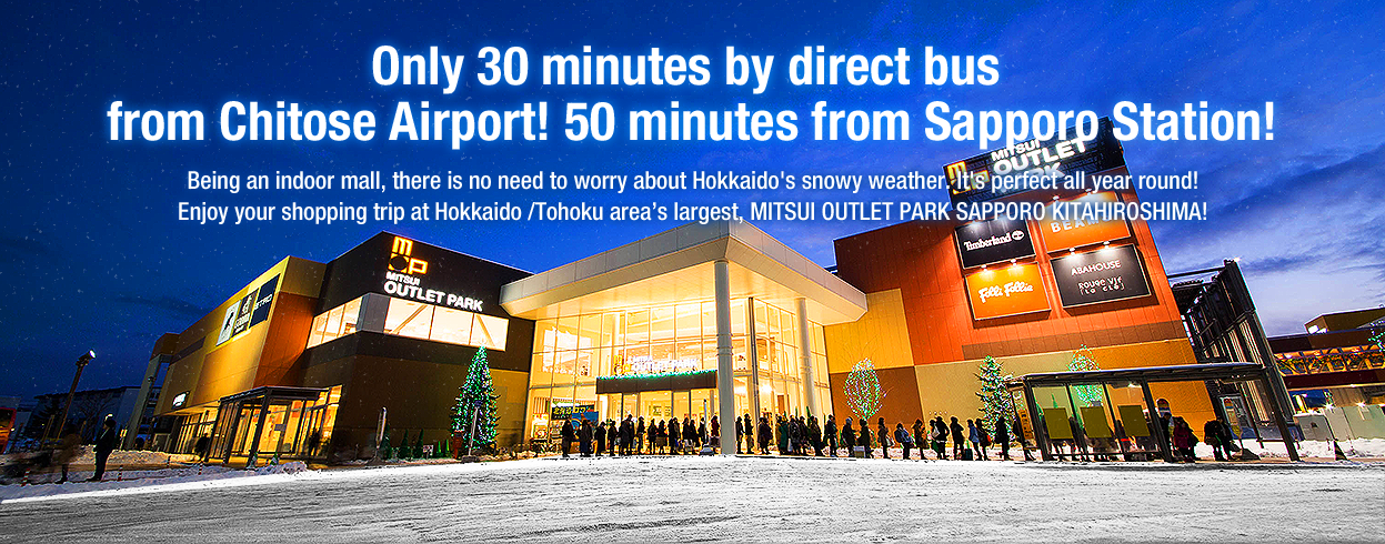 Only 30 minutes by direct bus from Chitose Airport! 50 minutes from Sapporo Station!