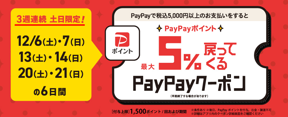 PayPay优惠券