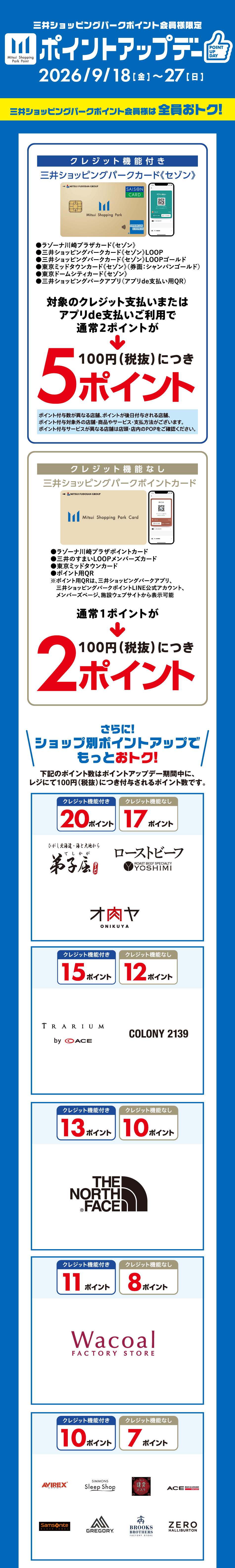积分日9/18 (周五) ~27 (周日)