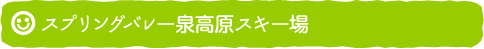 スプリングバレー泉高原スキー場