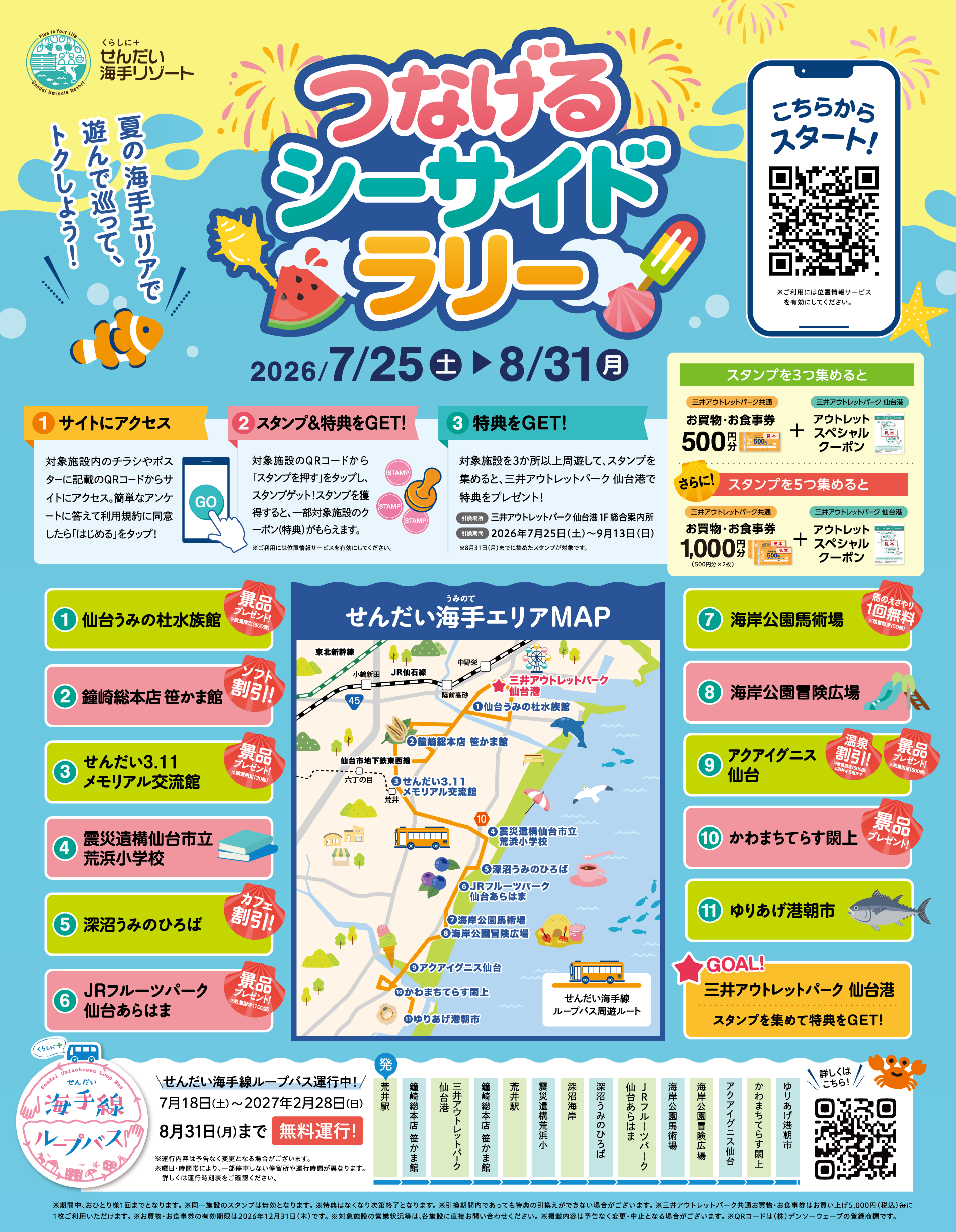 海手連接海濱拉力賽7/25 (周六) ~8/31 (周一)