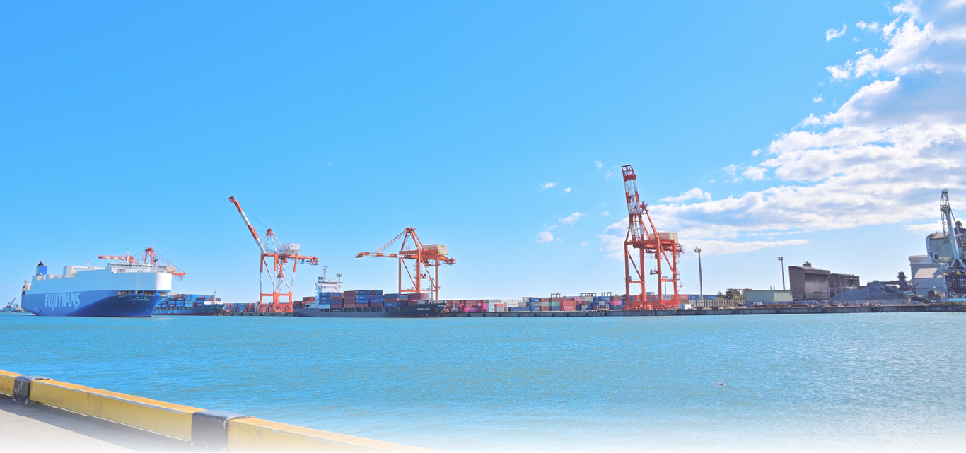 国際貿易港として、宮城県および東北の重要な物流拠点である仙台港