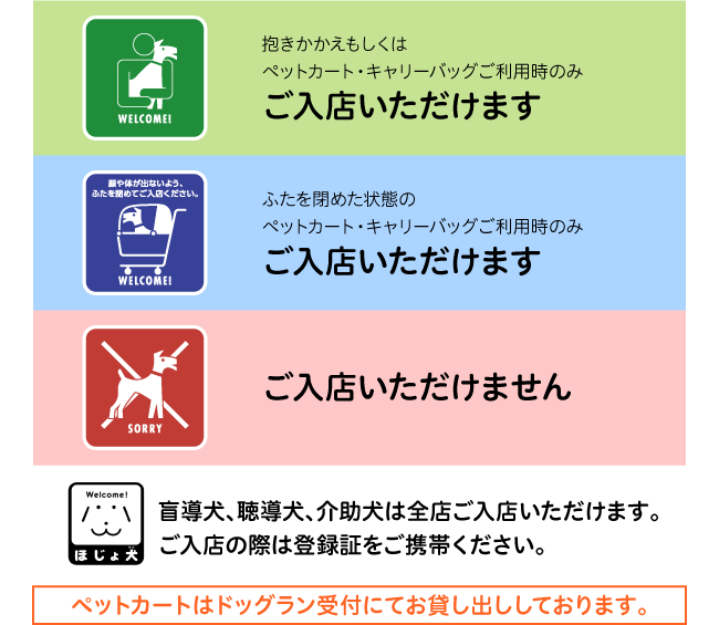 お客様へのルール