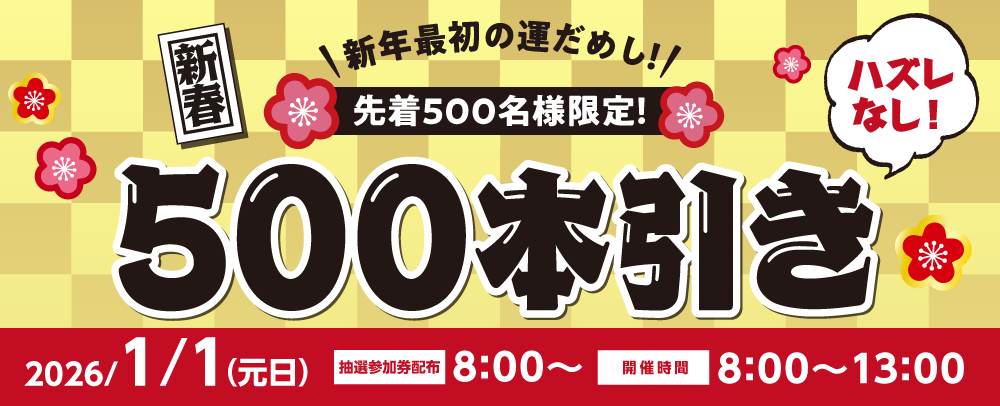 新春500本引き