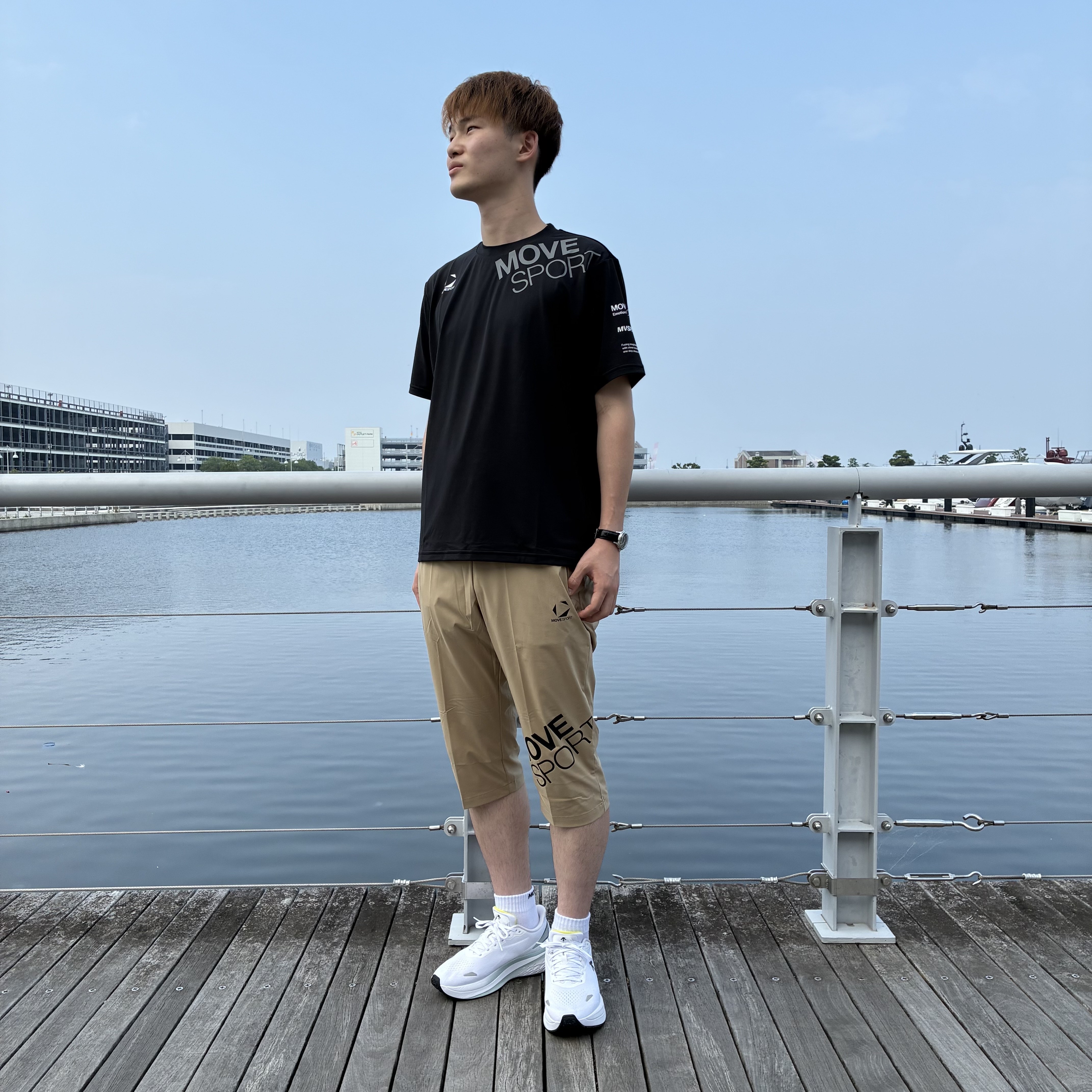 【新品】move sport ブラック Lサイズ MOVESPORT ムーブスポーツ -デサントストア-DESCENTE STORE-