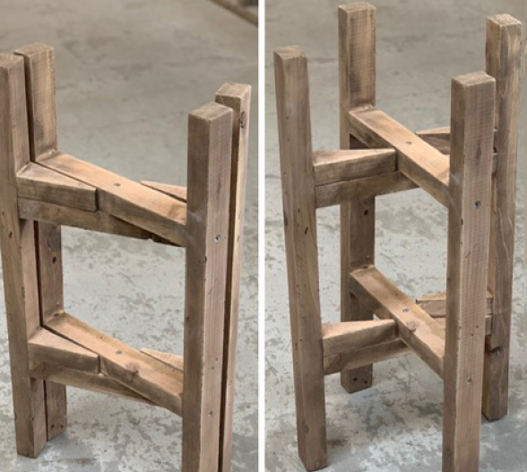 木工 wood stool