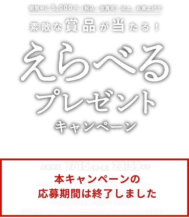 えらべるプレゼントキャンペーン｜三井ショッピングパークポイント