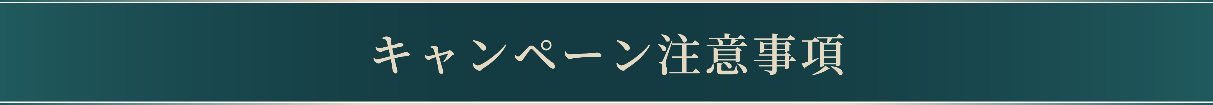 キャンペーン注意事項
