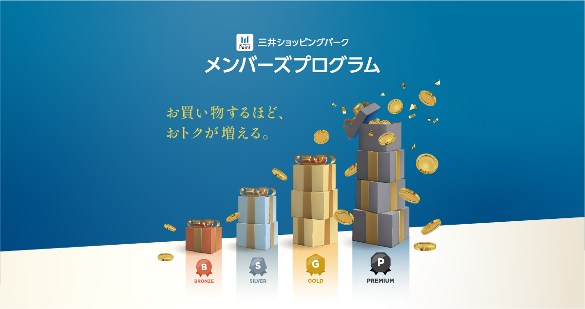 メンバーズプログラム｜三井ショッピングパークポイント