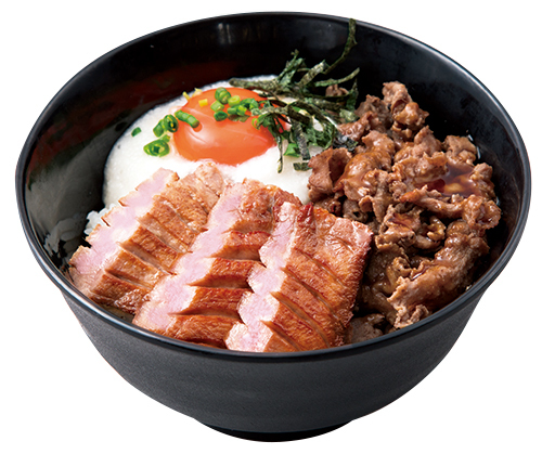 牛たん2種盛り丼