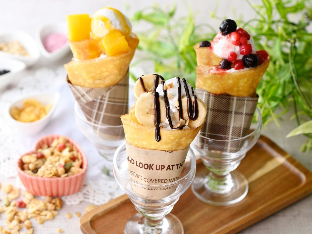 セルフメイクが楽しいスィーツコーナーもご用意しております。