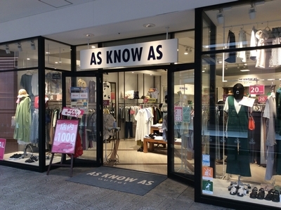 AS KNOW AS | 三井アウトレットパーク 入間