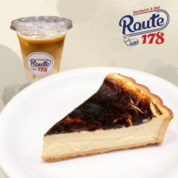 Basque Cheesecake Set 600 yen (tax included)