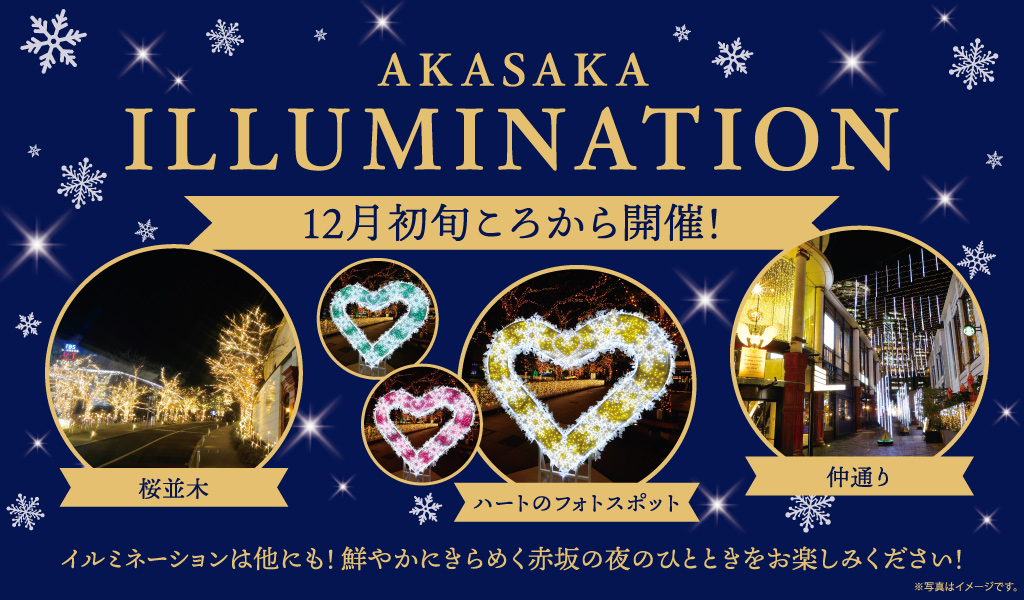 AKASAK ILLUMINATION 12月初旬ころから開催！