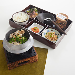 博多もつ鍋＆ゴマサバ定食