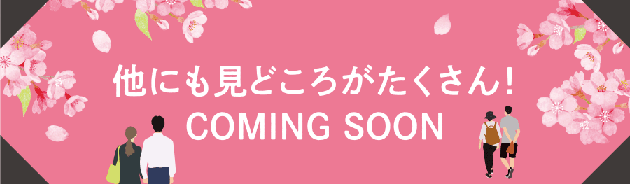 他にも見どころがたくさん！COMING SOON