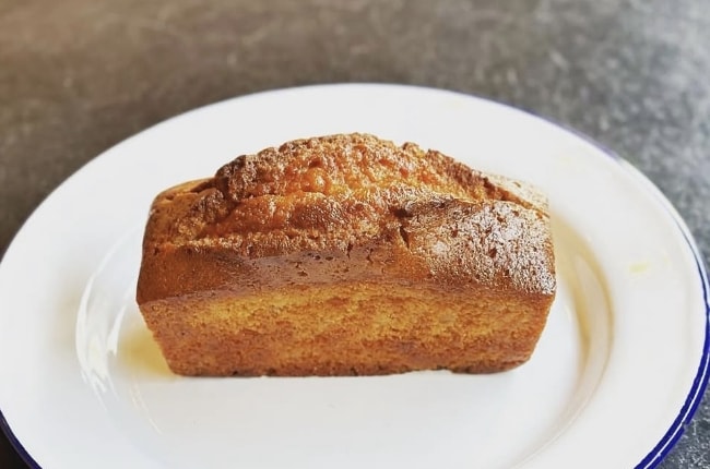 バニラとオレンジのパウンドケーキ