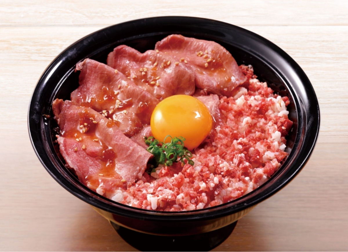 北海道产肥牛肉&烤牛肉盖饭