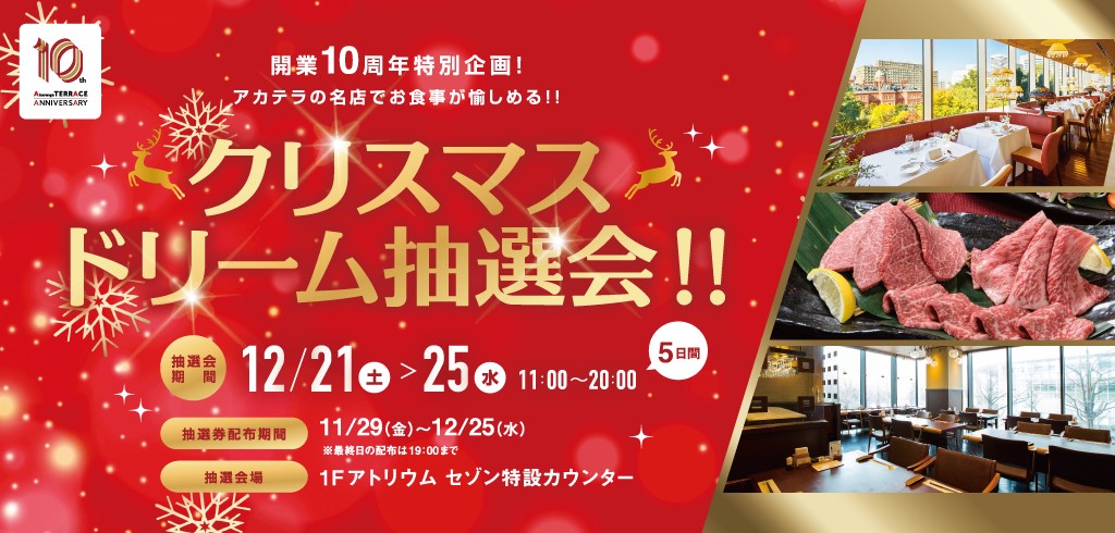 クリスマスドリーム抽選会