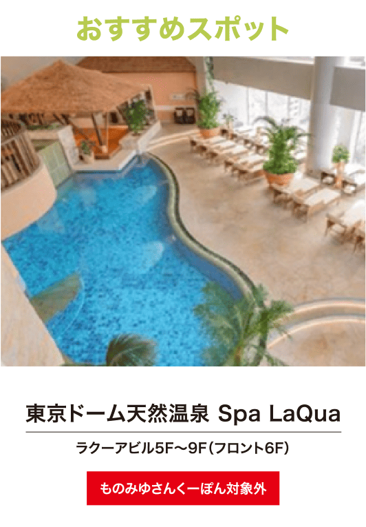 東京ドーム天然温泉 Spa LaQua